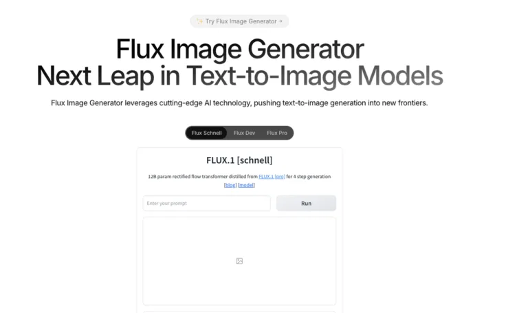Flux AI For Image Generator - The Flux.1 Image Generator is the next leap forward in text-to-image models.