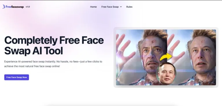 Freefaceswap - freefaceswap.ai is a completely free