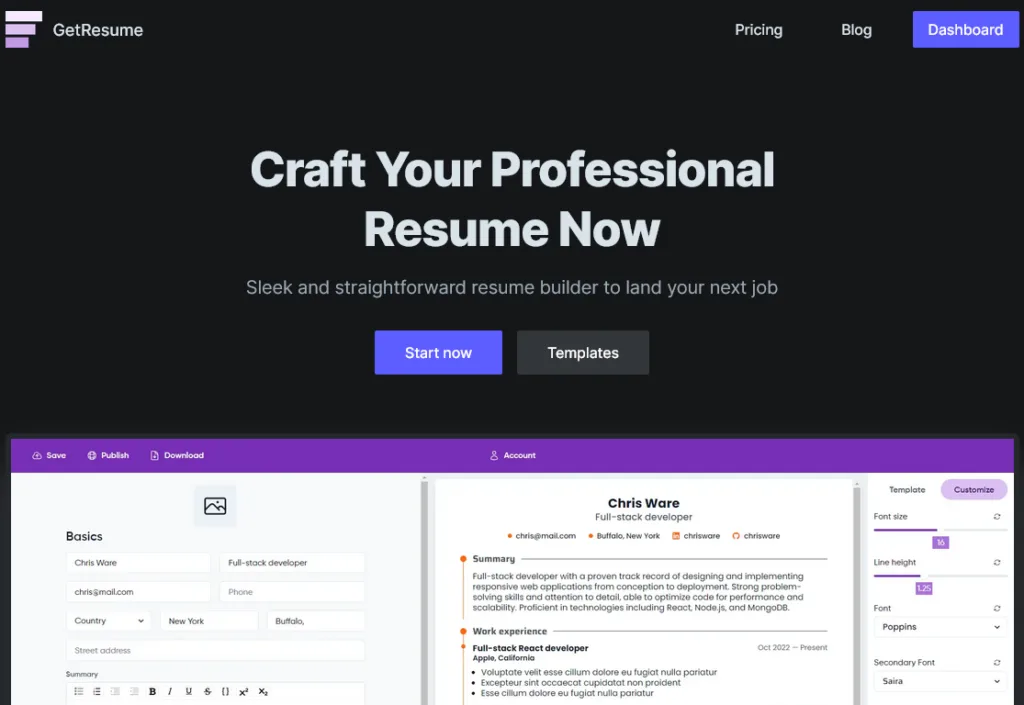 GetResume.me - GetResume.me is an innovative