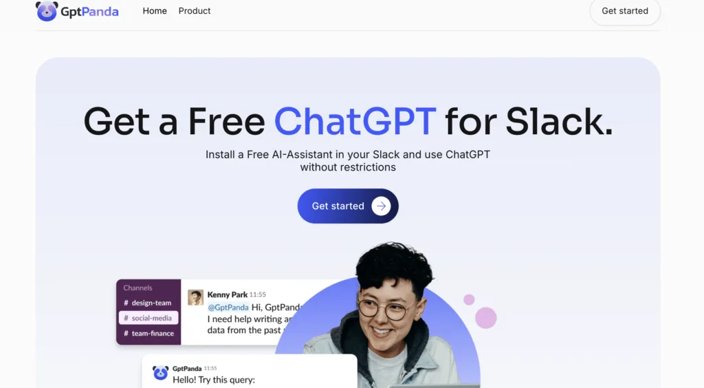 GptPanda - GptPanda is a ChatGPT-Assistant integrated right in Slack. Unlimited request