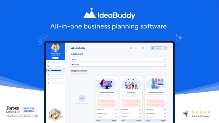 IdeaBuddy - Turn your business ideas into reality with our all-in-one business planning software