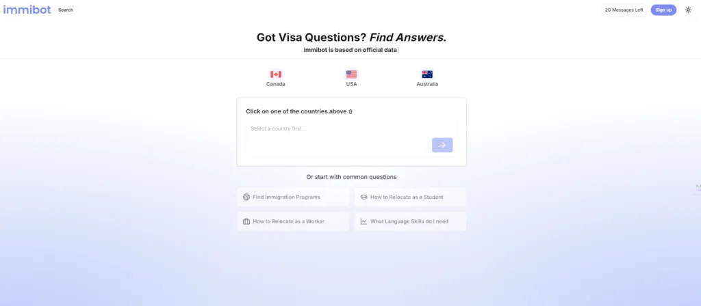 Immibot - Immibot is like a ChatGPT for immigration