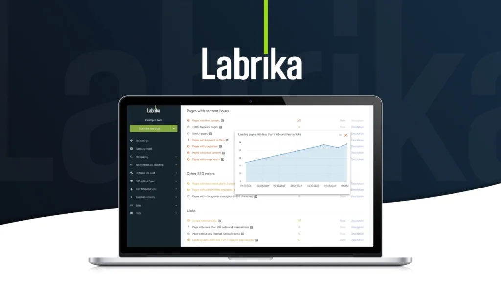 Labrika - Boost your website’s SEO with AI-driven insights and actionable recommendations
