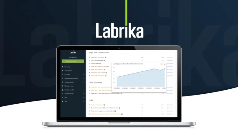 Labrika - Boost your website’s SEO with AI-driven insights and actionable recommendations