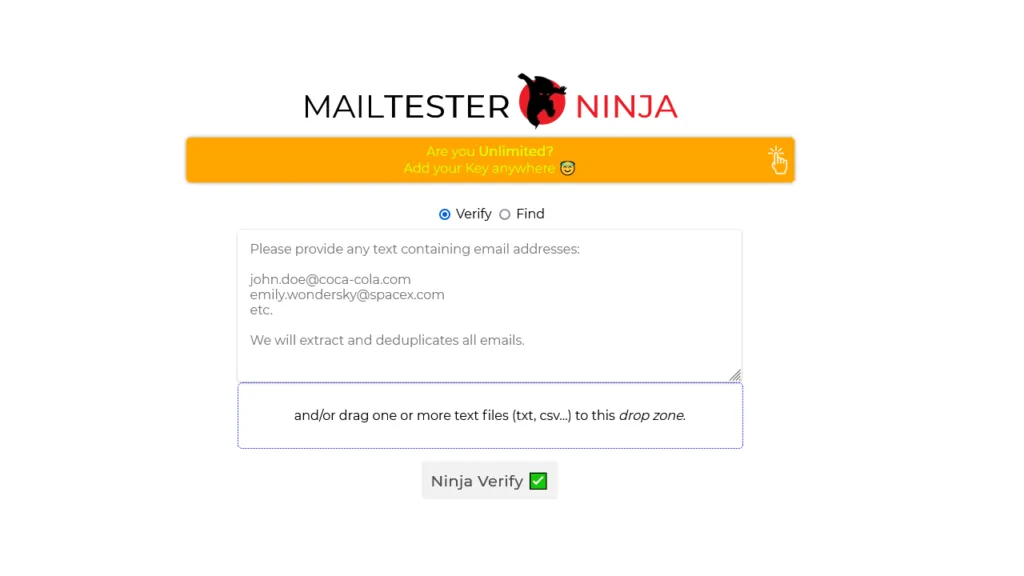 Mailtester Ninja - Mailtester Ninja is a robust email verification tool designed to help businesses and individuals ensure the accuracy and validity of their email lists.