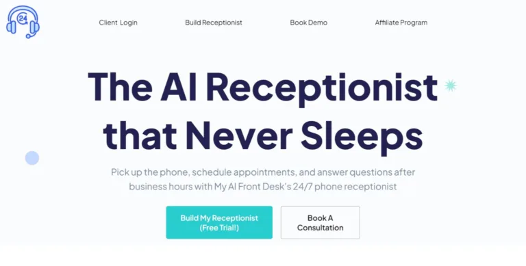 My AI Front Desk - AI Phone Receptionist for Small Businesses