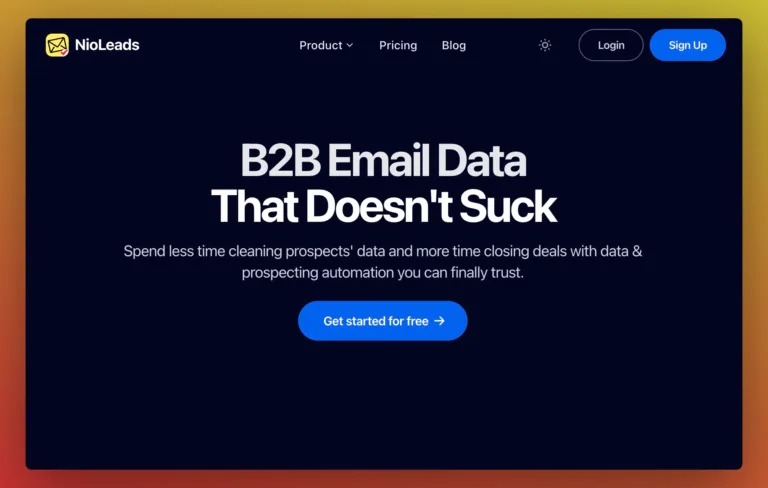 NioLeads - LinkedIn Sales Navigator Scraper to efficiently find and verify potential customers' email addresses
