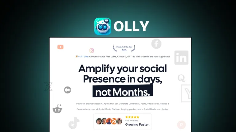 Olly - Powerful AI Agent helping you Amplify your Social Presence in days