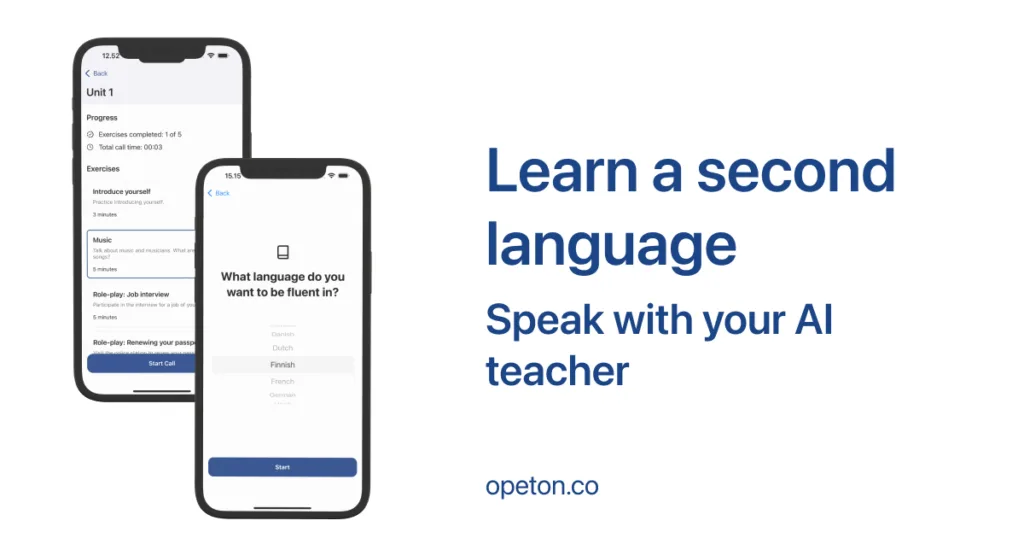 Opeton - Want to learn a language?