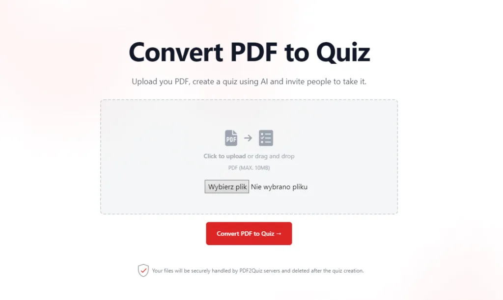 PDF2Quiz - Unlock the potential of your PDF documents with PDF2Quiz