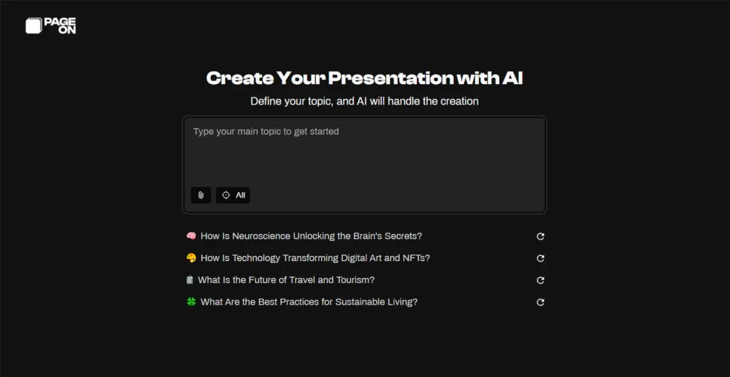 PageOn.Ai - PageOn.AI is an AI-powered tool that facilitates the creation of engaging and influential new media content. It provides solutions primarily to content creators