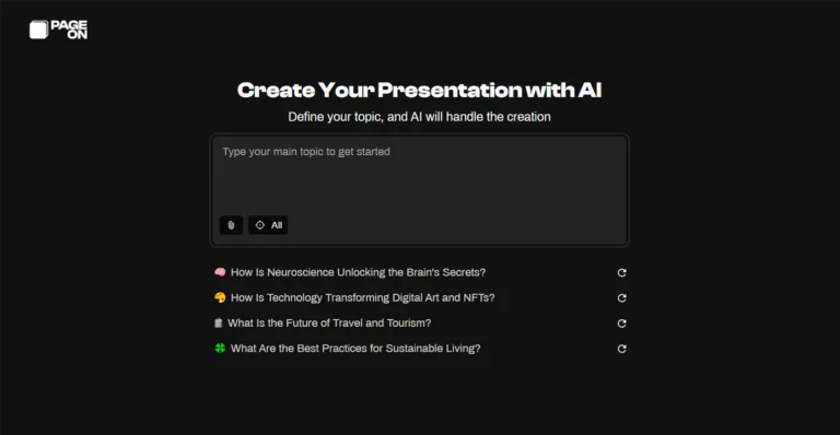 PageOn.Ai - PageOn.AI is an AI-powered tool that facilitates the creation of engaging and influential new media content. It provides solutions primarily to content creators