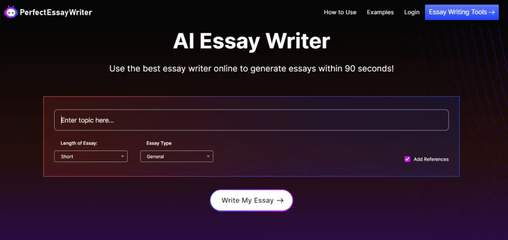 PerfectEssayWriter.ai - PerfectEssayWriter.ai is an innovative AI essay writing platform designed to assist students and professionals in excelling with ease and confidence. With its advanced algorithms