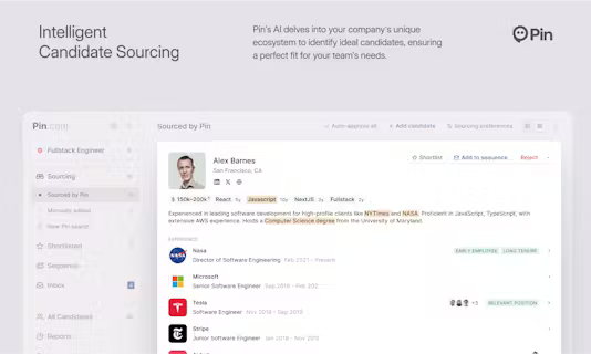Pin - AI Recruiting - Pin accelerates your hiring with AI-powered candidate sourcing