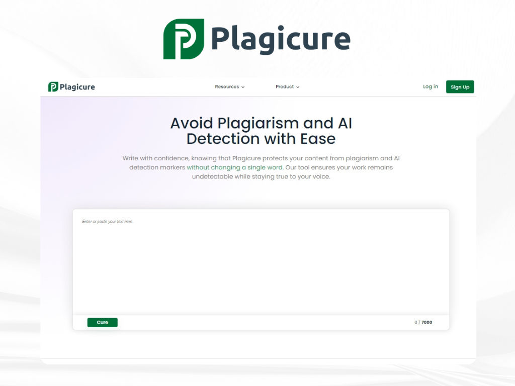 Plagicure - Plagicure is an innovative SaaS platform designed to help writers