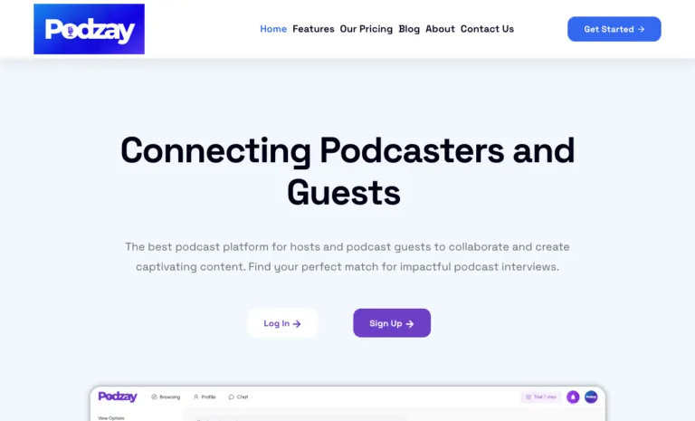 Podzay - Podzay is a platform connecting podcasters and guests for impactful