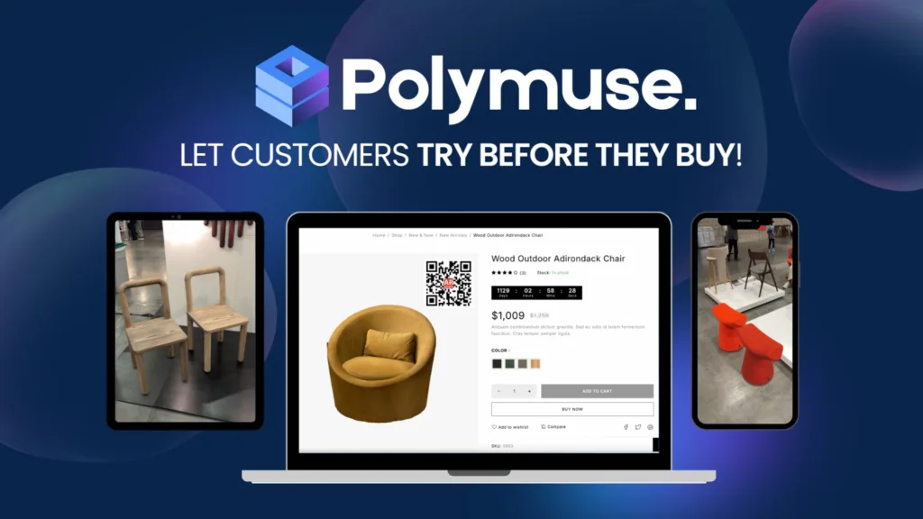 Polymuse - Transform your product catalog into interactive 3D and Augmented Reality experiences