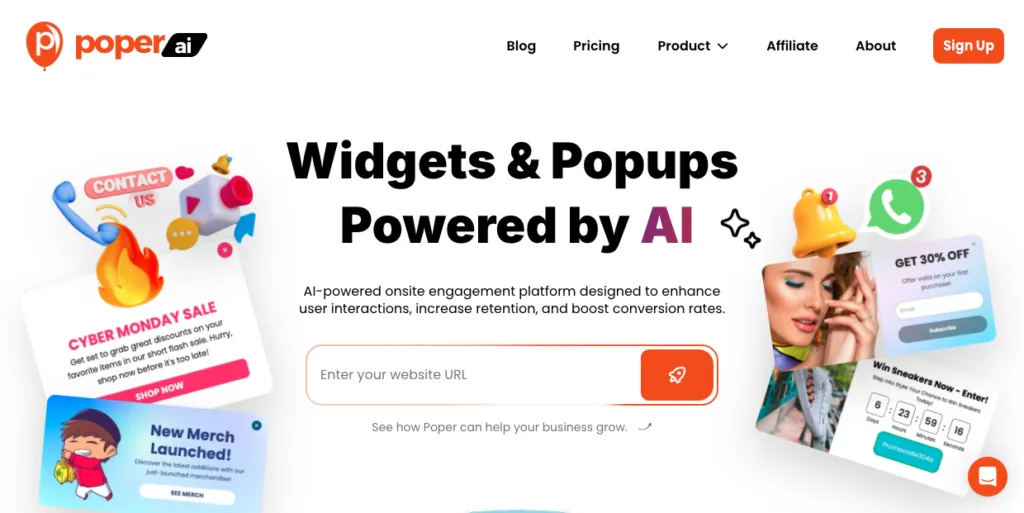 Poper - Poper is an AI-powered onsite engagement platform designed to enhance user interactions