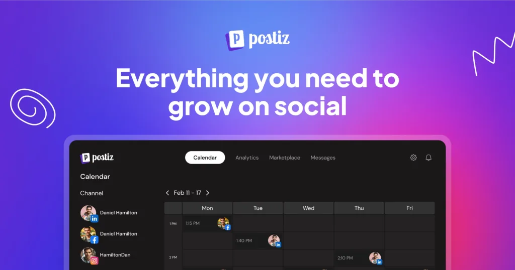 Postiz - Streamline your social media with Postiz. Schedule posts