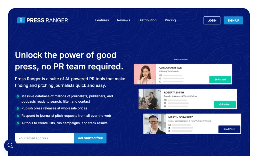 Press Ranger - Press Ranger is an AI-powered PR tool.