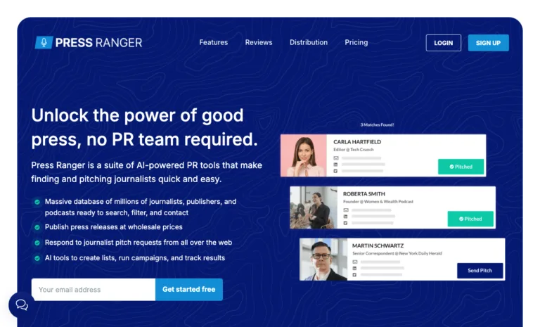 Press Ranger - Press Ranger is an AI-powered PR tool.