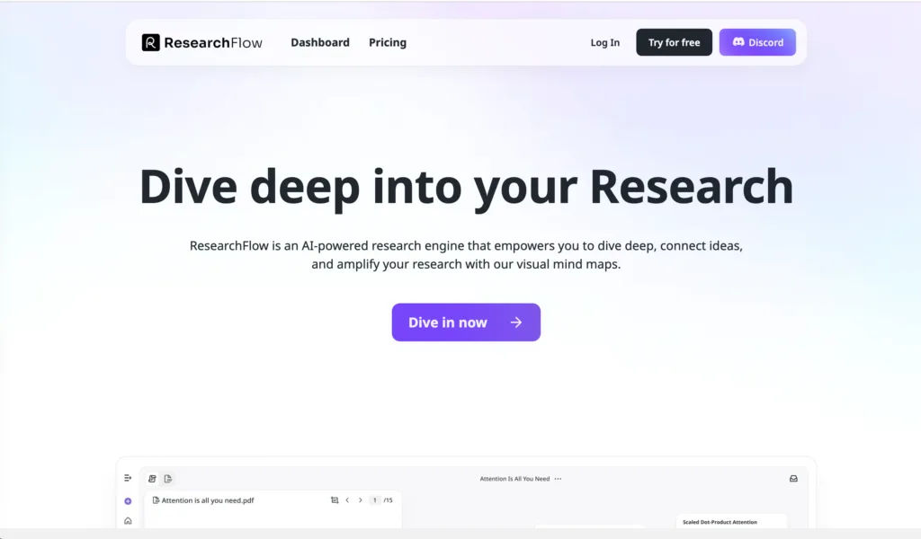 ResearchFlow - ResearchFlow: AI-powered research engine for deep research. Visualize ideas