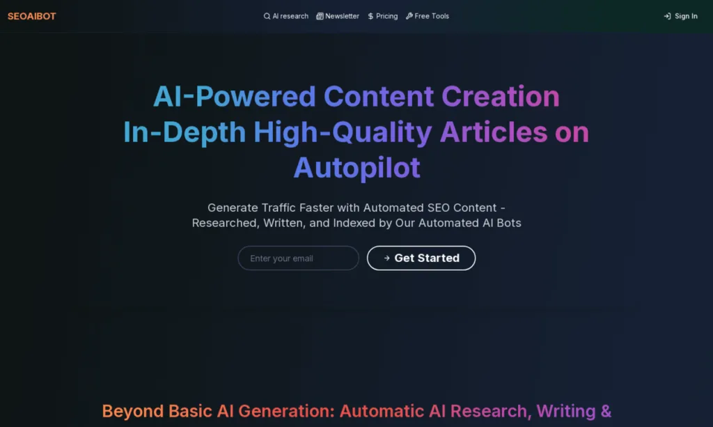 SEO AI Bot - SEO AI BOT automates content creation
