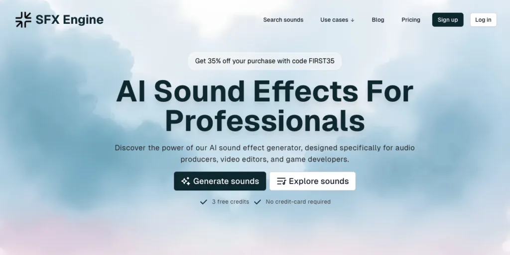 SFX Engine - Generate unlimited custom sound effects using AI