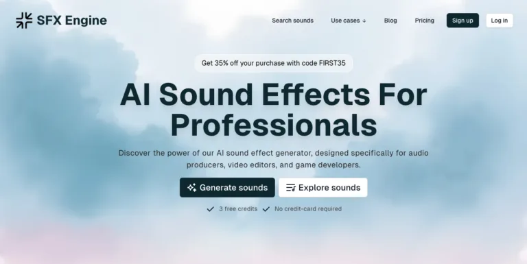 SFX Engine - Generate unlimited custom sound effects using AI