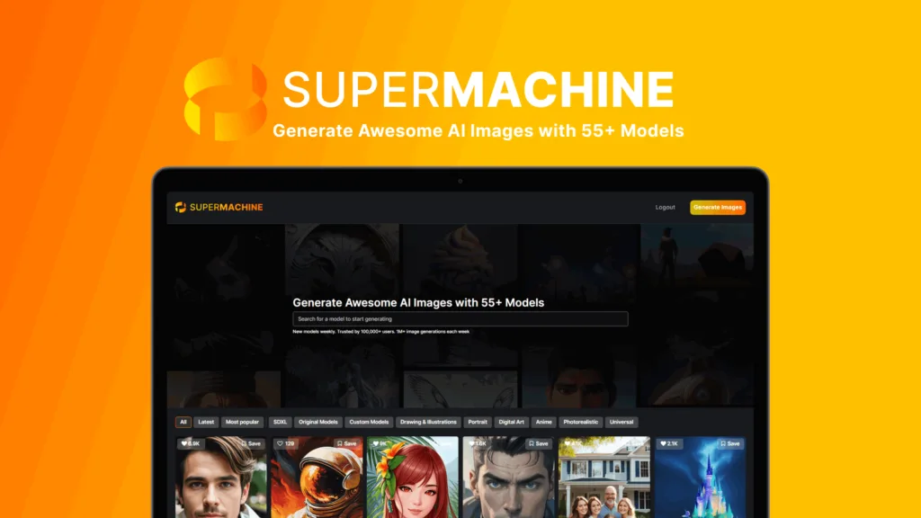 SUPERMACHINE - Generate stock photos