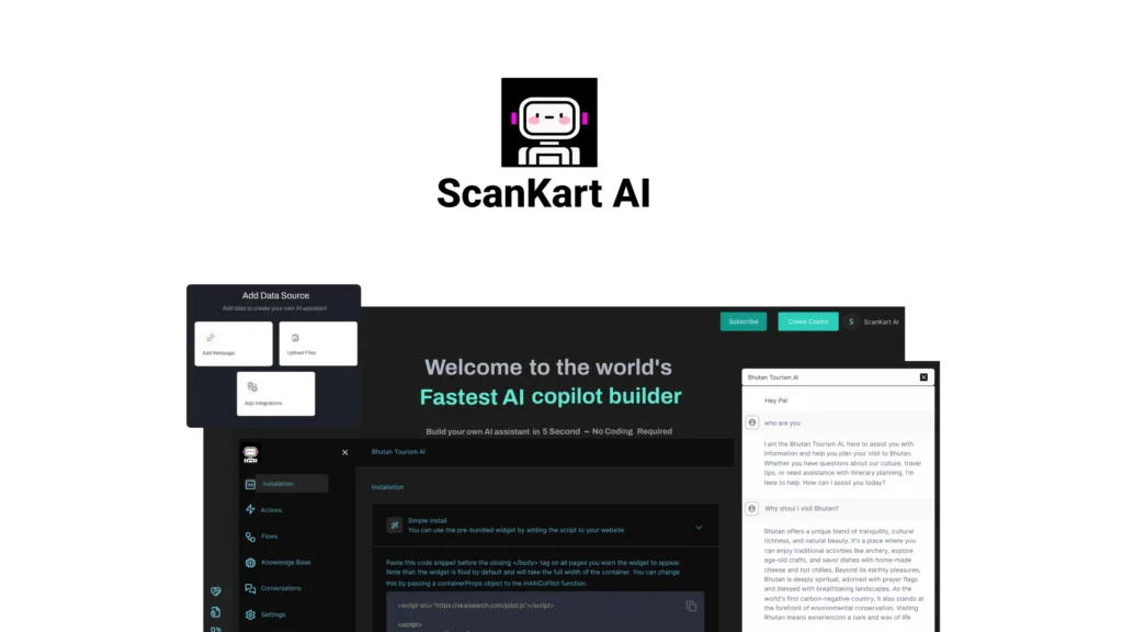 ScanKart AI - Deploy AI copilots to automate daily workflows