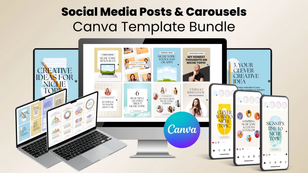 Social Media Canva Template Bundle - 500+ Canva Templates To Create High Quality Social Media Posts