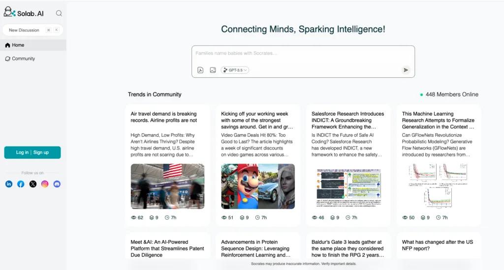 Solab.ai - Solab.ai is an AI-powered knowledge community where users can create Q&A