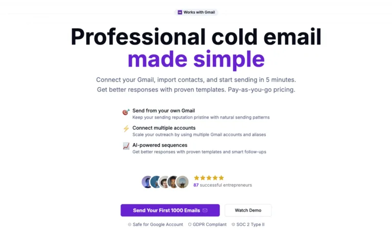 StampWise - Send high-converting cold emails directly through Gmail with proven templates and smart follow-ups.