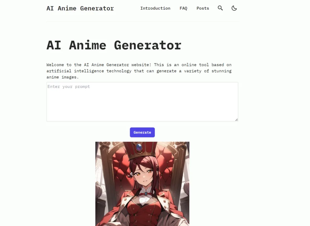 Top AI Anime Generator - AI Anime Generator is an AI online animation picture generation tool.
