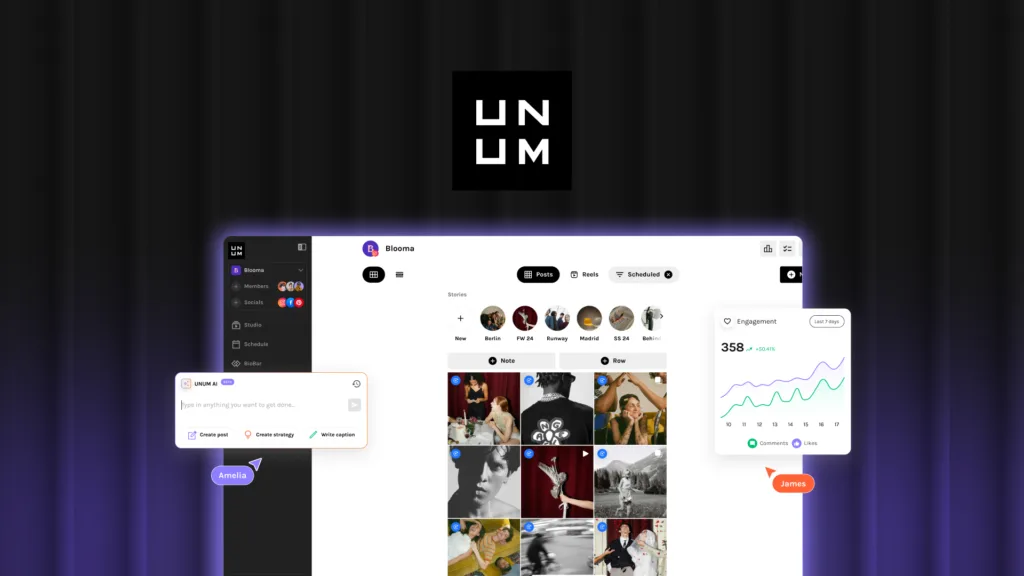 UNUM - Use this social media co-pilot tool to create