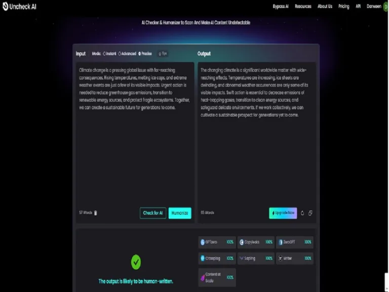 Uncheck AI - Uncheck AI scans AI content and creates undetectable AI text that is indistinguishable from human content with one click. Uncheck.ai is the most effective way to make AI text undetectable.