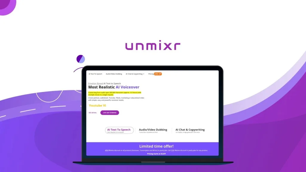 Unmixr AI - Text to Speech