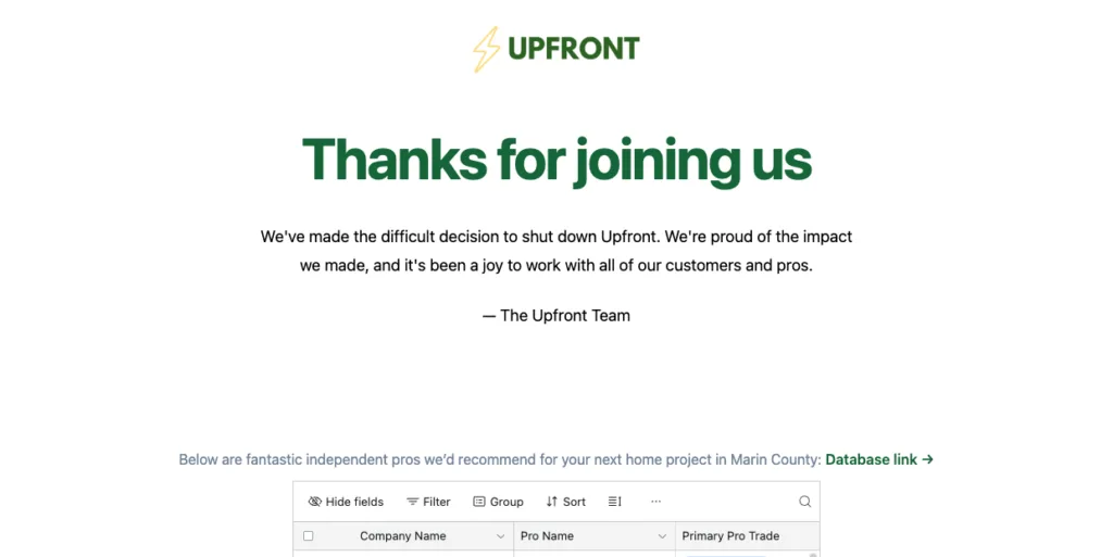 Upfront - AI-assistant for home projects