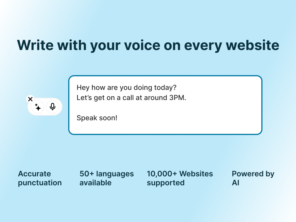 UseVoicy - Write with your voice