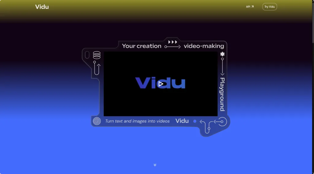 Vidu - Vidu is an advanced AI tool for efficient text and image-to-video generation. Its features include character consistency