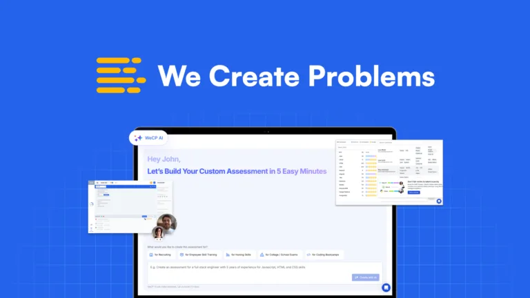 WeCP - Hire better talent in record time using this AI skills assessment platform