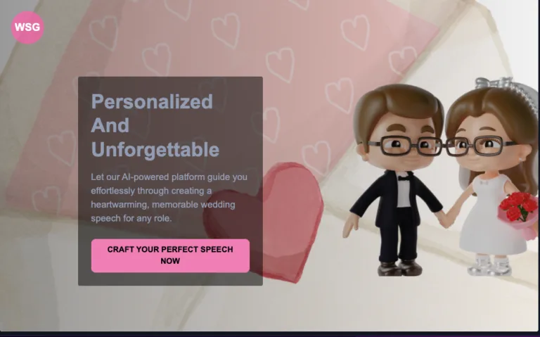 Wedding Speech Genie - Wedding Speech Genie is an AI-powered platform that helps you effortlessly craft personalized