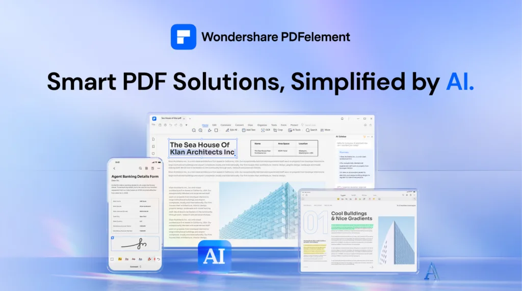 Wondershare PDFelement - PDFelement is an all-in-one PDF solution powered by AI
