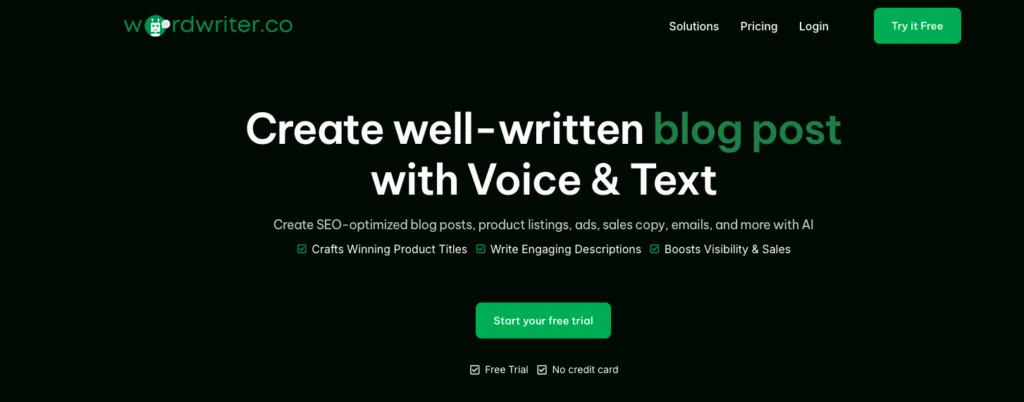 Wordwriter - Your AI Agent that automates Content Marketing