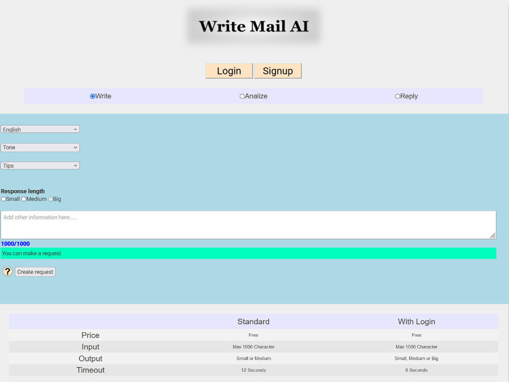 Write Mail AI - Write Mail AI is an advanced email writing assistant powered by artificial intelligence. It is available for free