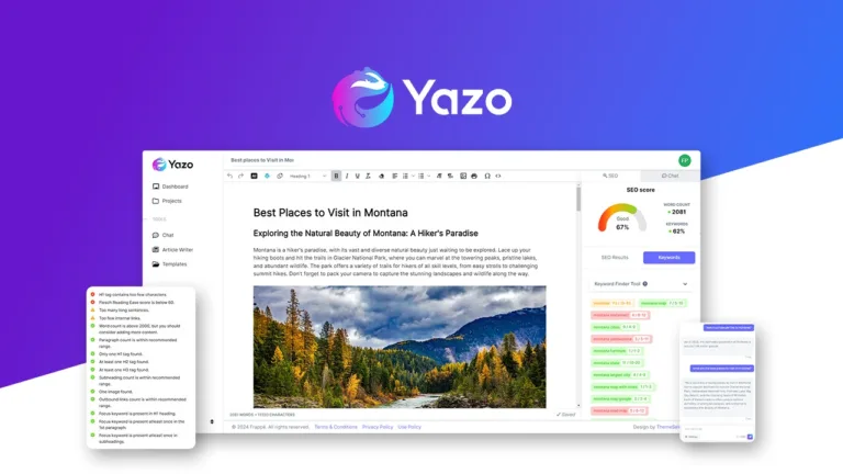 Yazo - AI SEO Writer - Use AI to find SEO keywords