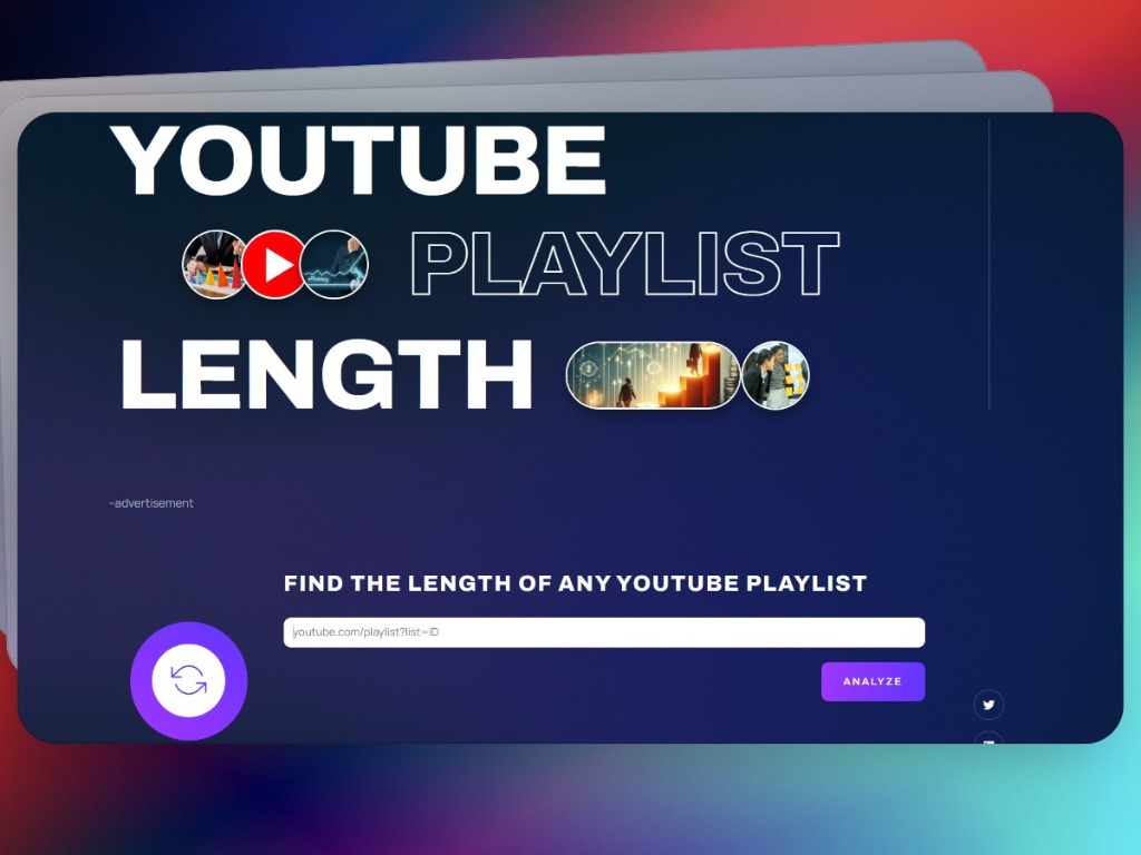 YouTube playlist length calculator - The YouTube Playlist Length Calculator is an easy-to-use online tool that helps users determine the total duration of any YouTube playlist. By simply copying and pasting the playlist URL