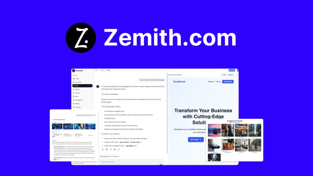 Zemith - Access top AI models for chat