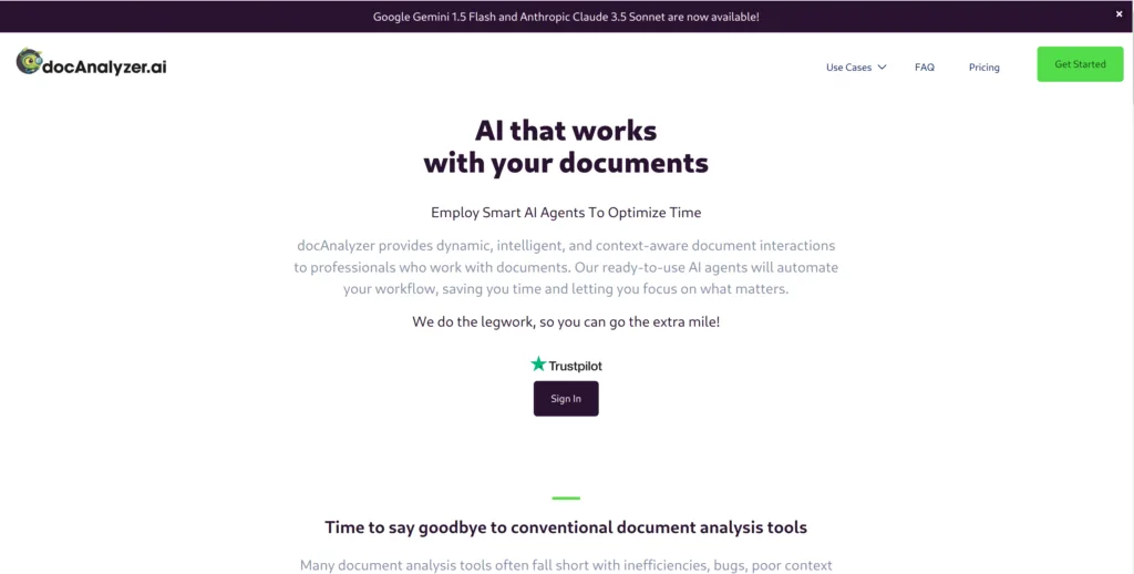 docAnalyzer.ai - docAnalyzer provides dynamic
